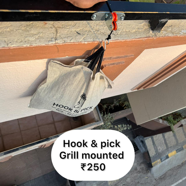 Hook & Pick – Grill Mounted Cloth & Utility Hook